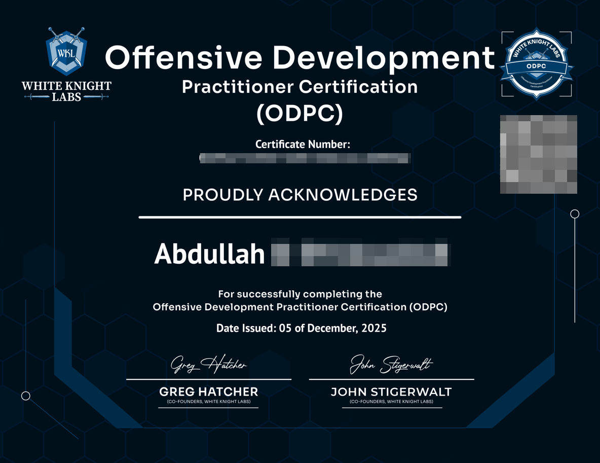 ODPC Certificate